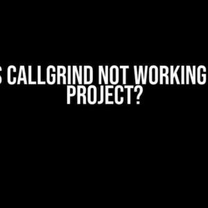 Why is Callgrind not working on my project?